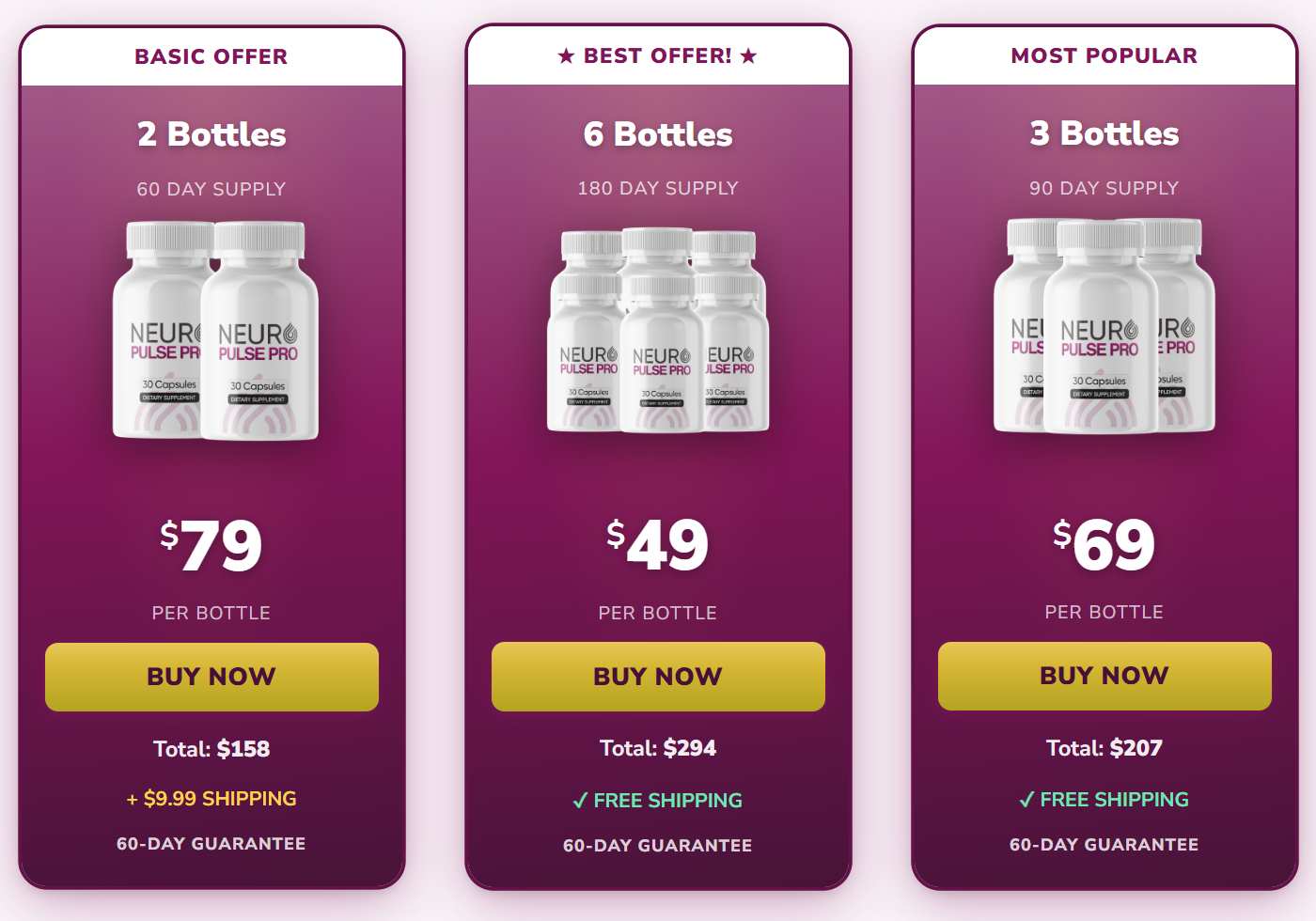 NeuroPulse Pro Pricing