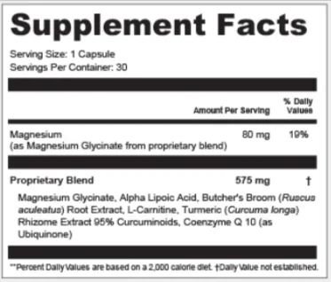 Synaptril Supplement Facts
